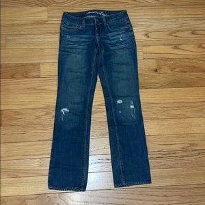American Eagle Flare Blue Jeans Size 0R